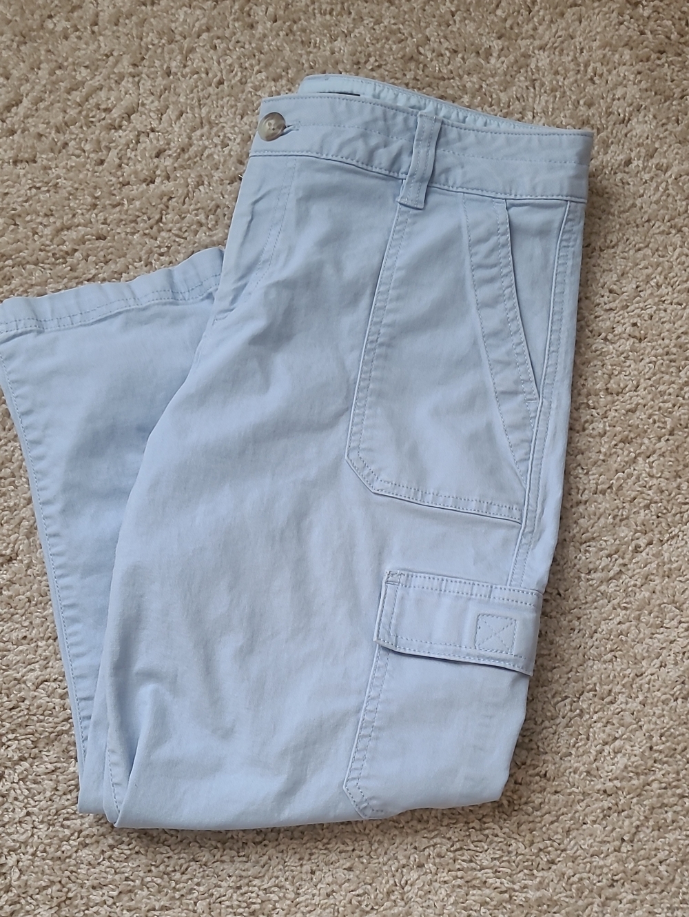 Eddie Bauer womens Capri pant Size 8 Light Blue - Picture 5 of 5